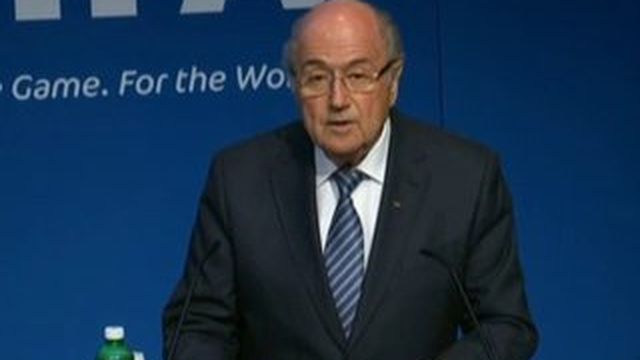 Sepp Blatter annonce sa démission de la présidence de la Fifa