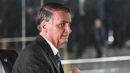 Jair Bolsonaro, candidat battu à l'élection présidentielle du Brésil du 30 octobre 2022. (EVARISTO SA / AFP)