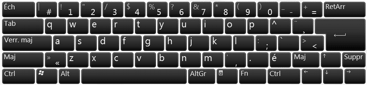 Clavier québecois (franceinfo)