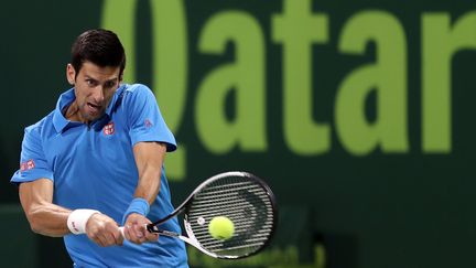 Novak Djokovic cherche à conserver son titre à Doha (KARIM JAAFAR / AFP)