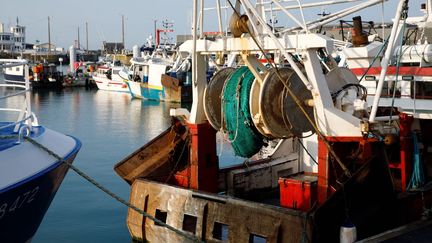 Le port de pêche de Granville, en Normandie (photo d'illustration). (GILLES TARGAT / GILLES TARGAT)