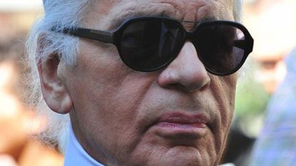 Karl Lagerfeld à Milan en septembre 2011
 (AFP. F.Cacace)