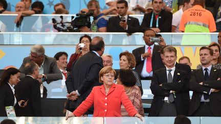 La chancelière allemande Angela Merkel (PATRIK STOLLARZ / AFP)