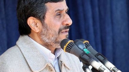 Mahmoud Ahmadinejad le 9 novembre à Téhéran. (IRANIAN PRESIDENCY / AFP)