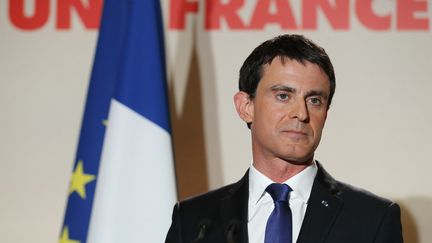 Manuel Valls après sa défaite au second tour de la primaire de la gauche, à Paris le 29 janvier 2017. (PHILIPPE WOJAZER / REUTERS)