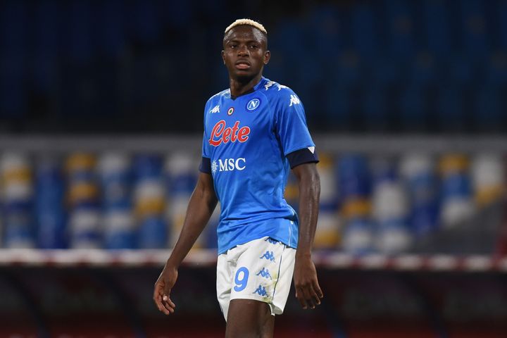 Victor Osimhen a été recruté par Naples cet été (FRANCO ROMANO / NURPHOTO)