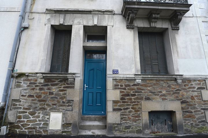 La maison où la tuerie a eu lieu, à Nantes (Loire-Atlantique), le 10 février 2014. (FRANCK DUBRAY / MAXPPP)