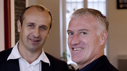 Philippe Saint-André et Didier Deschamps, deux amoureux du maillot bleu devenus sélectionneurs