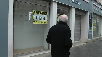 Les commerces ferment à Bolbec. (France 2)