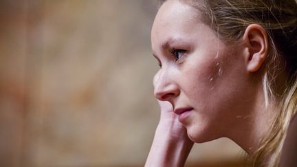 Marion Mar&eacute;chal-Le Pen participe aux questions au gouvernement, le 31 mars 2015, &agrave; l'Assembl&eacute;e nationale.&nbsp; (AURÉLIEN MORISSARD / CITIZENSIDE / AFP)