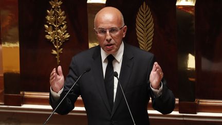 Eric Ciotti, député des Alpes-Maritimes, parle devant l'Assemblée nationale, à Paris, le 19 juillet 2016. (FRANCOIS GUILLOT / AFP)