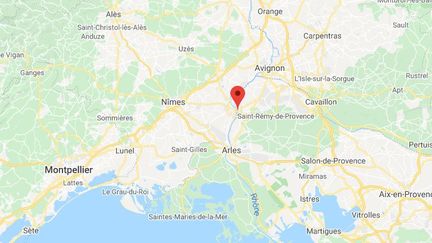 La commune de Tarascon dans les Bouches-du-Rhône.&nbsp; (GOOGLE MAPS / FRANCETV INFO)