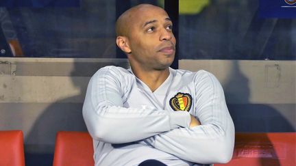 Thierry Henry lors du match Belgique-Suisse le 12 octobre 2018. (LAURENT LAIRYS / LAURENT LAIRYS)