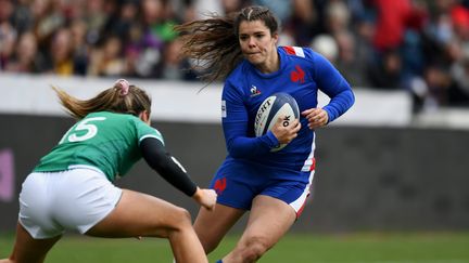 L'équipe de France a largement battu l'Irlande, samedi 2 avril 2022 à Toulouse, lors de la deuxième journée du Tournoi des six nations.&nbsp; (FREDERIC CHARMEUX / MAXPPP)