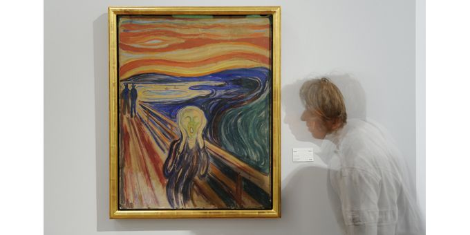 Le célèbre "Cri", au musée Munch à Oslo (29/8/2008)
 (Rieger Bertrand / Hemis.fr / AFP)