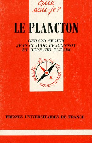 Que sais-je? Le plancton
 (PUF)