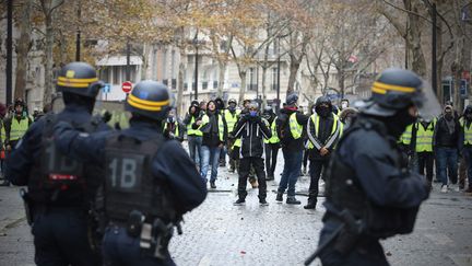 Manifestations à Paris le 1er décembre 2018. (WOSTOK PRESS / MAXPPP)