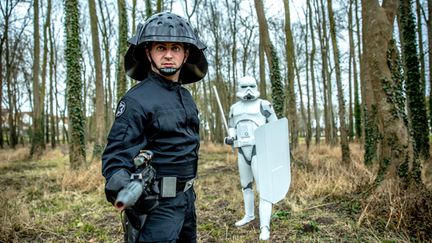 &nbsp; (Arnaud Miralles, président de la 501st Legion France © Matthieu Mondoloni / France Info)