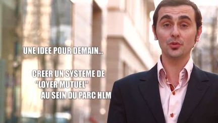 Une des publicit&eacute;s de l'Institut Montaigne diffus&eacute;e sur des radios et des t&eacute;l&eacute;visions et que le Conseil sup&eacute;rieur audiovisuel (CSA) a d&eacute;cid&eacute; de retirer le 6 avril 2012. (CAPTURE D'ECRAN / FTVI)