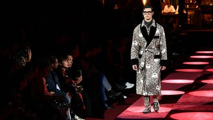 Le défilé Dolce &amp; Gabbana pour la collection Automne/Hiver 2019/2010 à Milan en janvier 2019.&nbsp; (MARCO BERTORELLO / AFP)