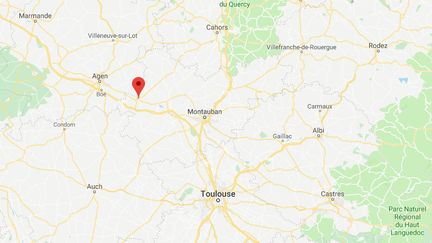 L'explosion a eu lieu samedi 13 juillet 2019 au soir dans un bâtiment du stade de rugby de Valence d'Agen, dans le Tarn-et-Garonne. (GOOGLE MAPS)