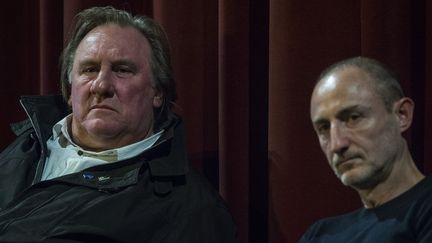 Gérard Depardieu et Guillaume Nicloux à la Berlinale, 14 février 2016
 (John MacDougall / AFP)