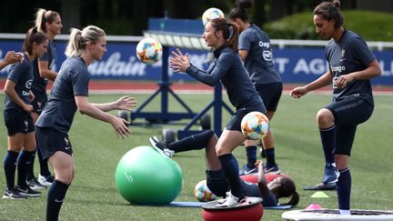 Entraînement de l'équipe de France à Clairefontaine le 30 mai 2019 (ARNAUD JOURNOIS / MAXPPP)