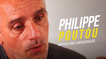 Philippe Poutou répond aux questions des étudiants du CFJ. (CFJ /FTV)