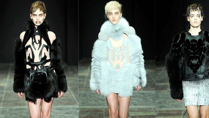 Anne Sofie Madsen X Kopenhagen Fur collection automne-hiver 2014-15
 (Tobias Følsgård)