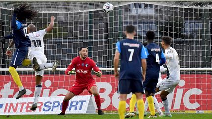 Le Stade Briochin  sort Le Havre en 32ème de finale de Coupe de France. (JEAN-FRANCOIS MONIER / AFP)