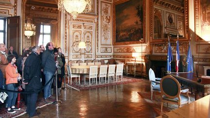 Les Journées du patrimoine à l'Ecole militaire de Paris (14 septembre 2013)
 (Julien de Fontenay / JDD / Sipa)