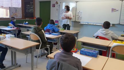 Une salle de classe à Reims (AURÉLIE JACQUAND / FRANCE-BLEU CHAMPAGNE)