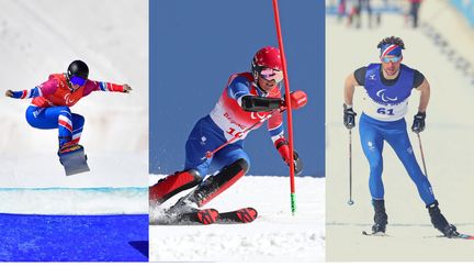 Cécile Hernandez, Marie Bochet et Benjamin Daviet font partie des Français engagés sur les Jeux de Pékin, le 11 mars. (France Paralympique)