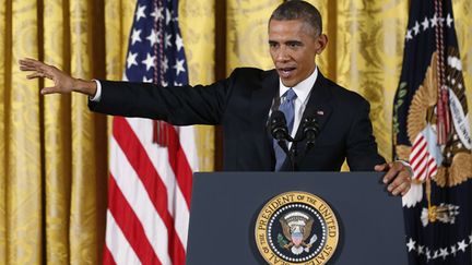 &nbsp; (Barack Obama mercredi à la Maison-Blanche © REUTERS/Larry Downing)