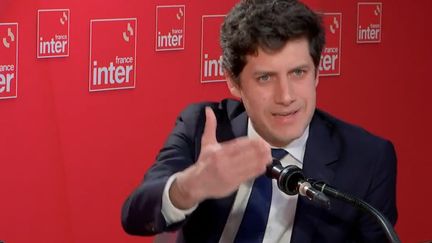 Le ministre de l'Agriculture et de l'Alimentation Julien Denormandie, le 15 mars 2022 sur France Inter. (FRANCEINTER / RADIO FRANCE)