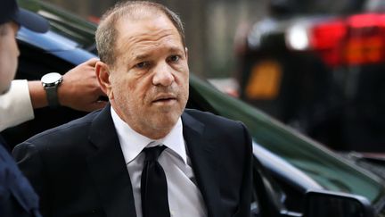 Harvey Weinstein, à New York, le 26 août 2019.&nbsp; (SPENCER PLATT / GETTY IMAGES NORTH AMERICA / AFP)