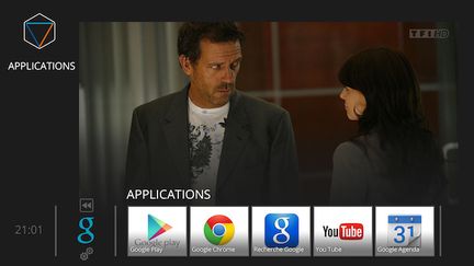 &nbsp; (Interface de la future box TV de Bouygues Télécom © Bouygues)