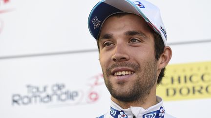 Thibaut Pinot, le nouveau champion de France du contre-la-montre (ALAIN GROSCLAUDE / AFP)