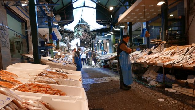 &nbsp; (Parfum d'Orient et ambiance de souk au marché Kapani © Emmanuel Langlois)