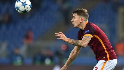 Lucas Digne, latéral gauche de l'AS Roma et l'équipe de France. 