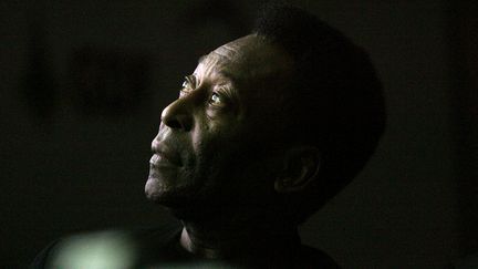 L'ancien footballeur brésilien Pelé, en 2008. (JOEDSON ALVES / AFP)