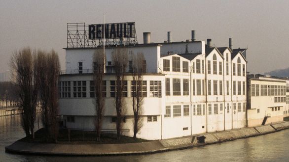 L'usine Renault-Billancourt sur l'île Seguin (Boulogne-Billancourt) en 1970
 (Collection Ribière / SIPA)