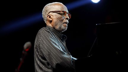 Le pianiste Ahmad Jamal ici à Marseille en 2014, au programme de Jazz à Marciac le 4 août 2016
 (Claude Paris/AP/SIPA)