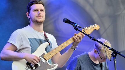 Alt-J, sur la scène du festival Fnac Live le 21 juillet à Paris
 (S.Edmond/SIPA)