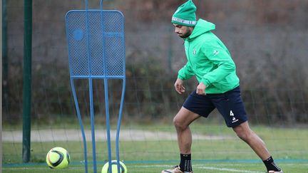 Oussama Tannane, la nouvelle recrue de l'ASSE, s'est blessé à la cheville. 