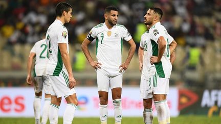 L'Algérie s'est inclinée face à la Guinée Équatoriale lors de la deuxième journée de la phase de poules de la CAN, le 16 janvier 2022. (CHARLY TRIBALLEAU / AFP)