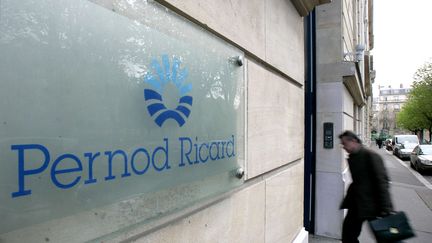 L'entrée du siège de Pernod Ricard à Paris, le 31 mars 2008. (REMY DE LA MAUVINIERE/AP/SIPA / AP)