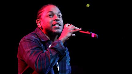 Kendrick Lamar en 2015 à New York :  le rappeur est favori des Grammys 2016 avec Taylor Swift 
 (Bennett Raglin / GETTY IMAGES NORTH AMERICA / AFP  )