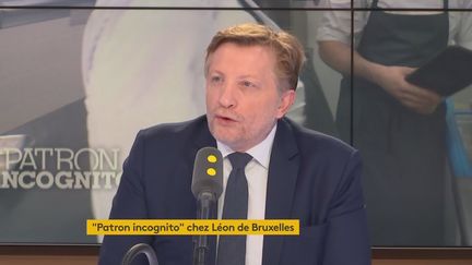 Laurent Gillard, PDG de Léon de Bruxelles sur franceinfo (FRANCEINFO / RADIOFRANCE)