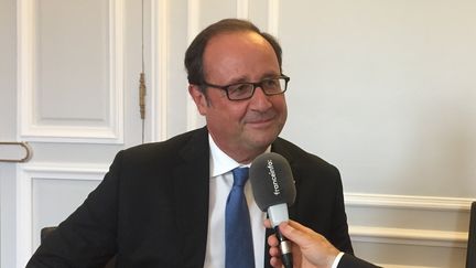 L'ancien président de la République François Hollande veut "contribuer à faire réussir son pays" en présidant la fondation La France s'engage. (FRANCEINFO)